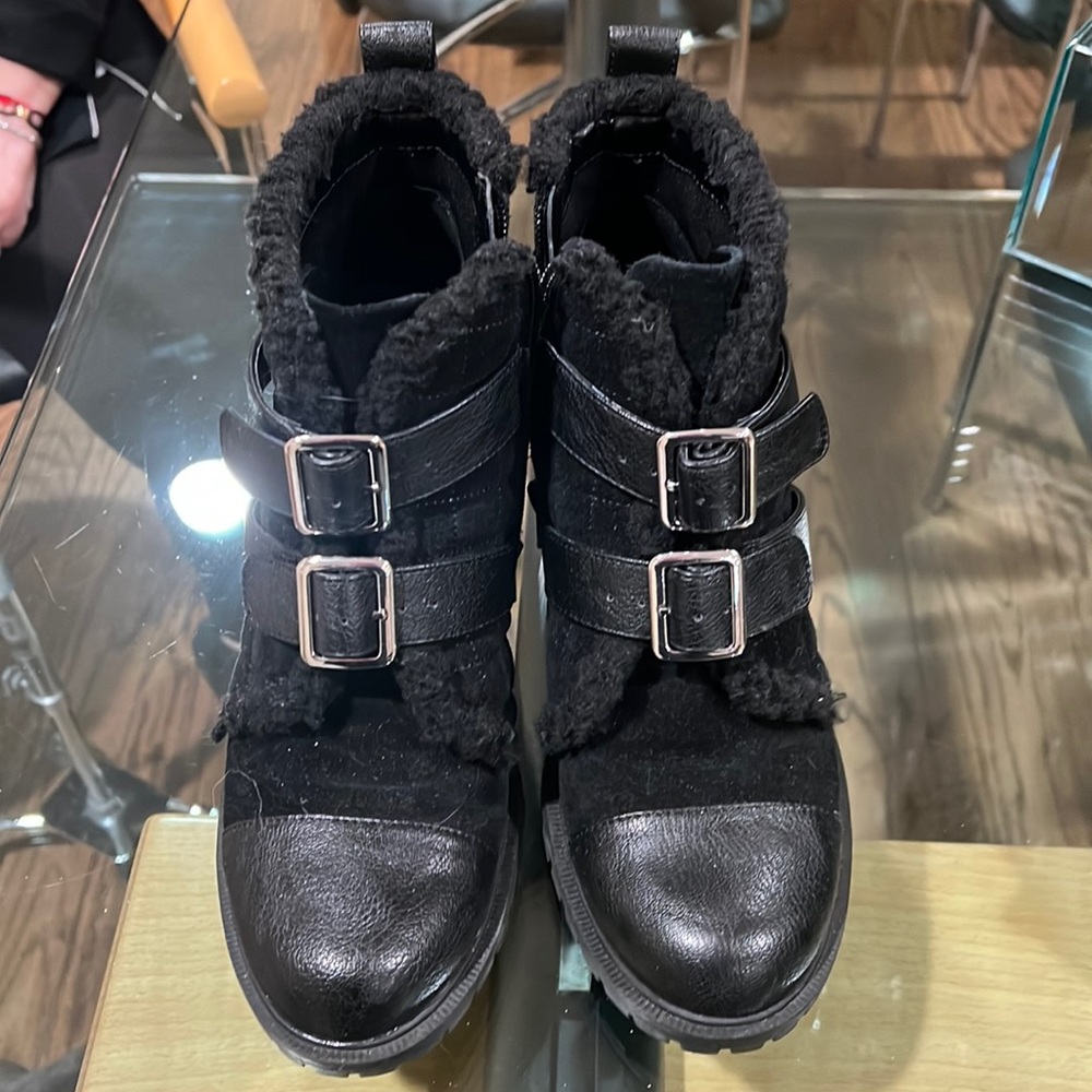 Nine West So edge/Leather booty - Picture 1 of 10